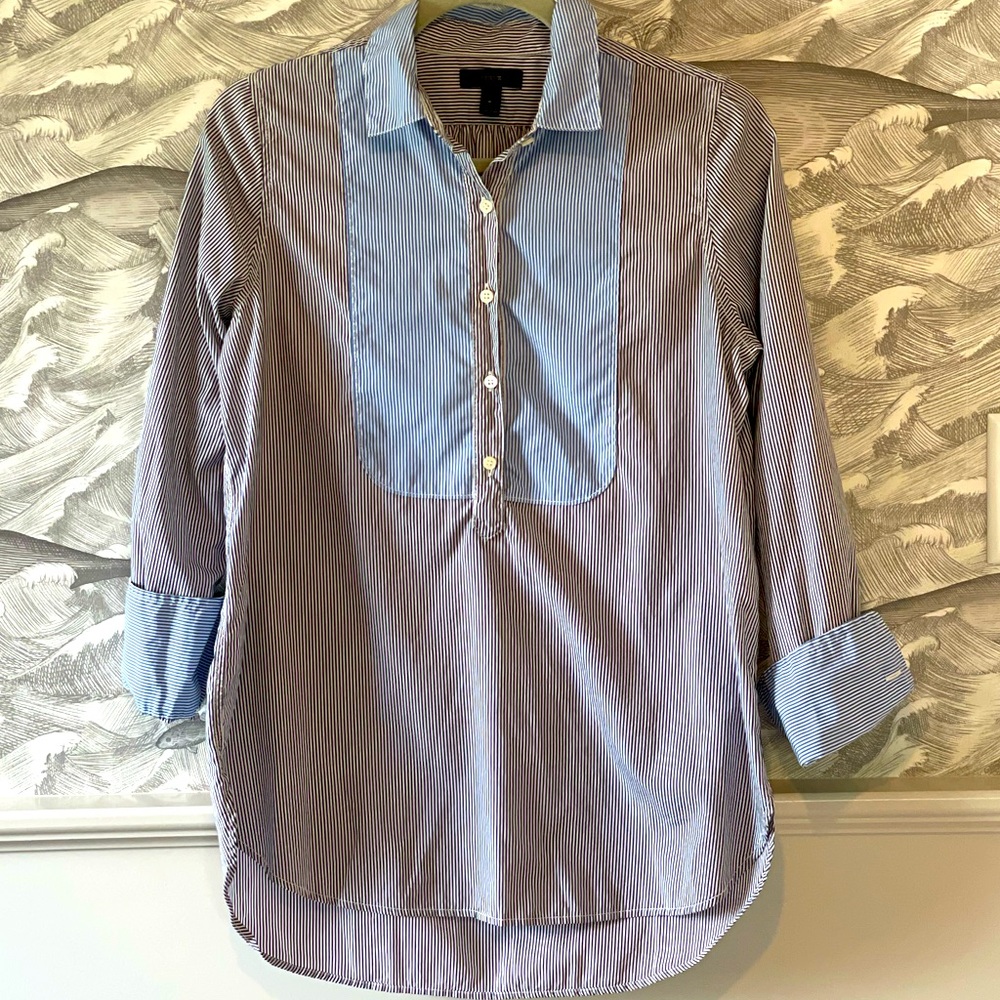 J.CREW Bib popover top. Size 4